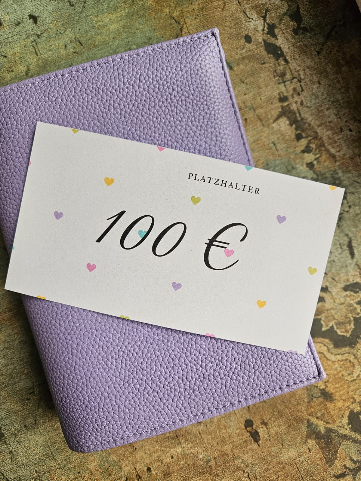 Platzhalter 100-1000 Euro - passend für den A6 Umschlag