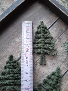 Tannenbaum Geschenke Anhänger Weihnachten // Tannenbaum Makramee