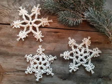 Weihnachtsstern Makramee