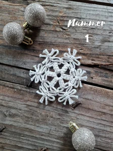 Weihnachtsstern Makramee