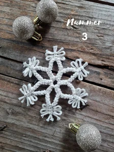 Weihnachtsstern Makramee