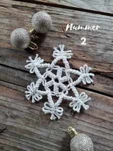 Weihnachtsstern Makramee