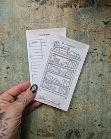 Bücherliebe/Lese Sparchallenge, passend für den A6 Umschlag