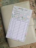 Sinking Fund Tracker a6 - verschiedene Motive