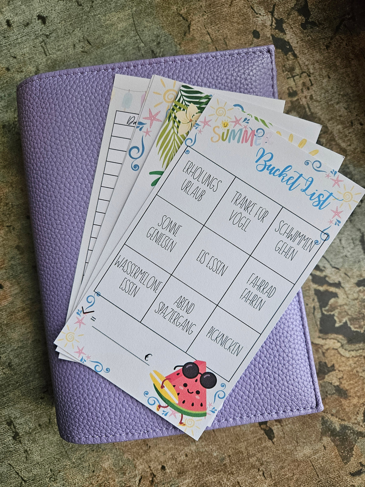 Jahreszeiten Sparbundle ~ passend für den A6 Umschlag, Rubbelsparchallenge