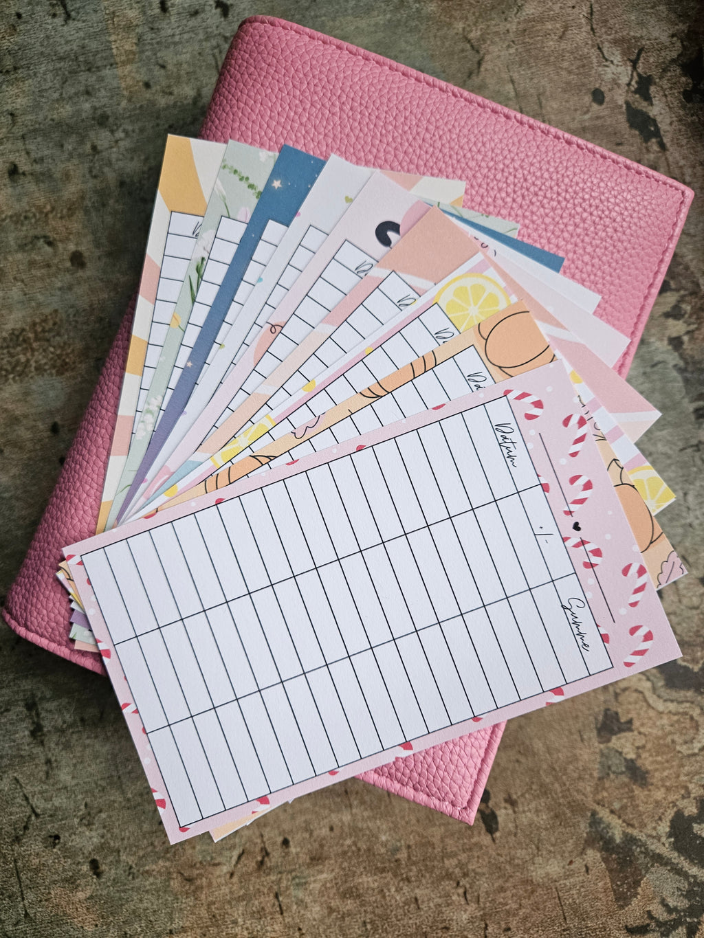 Budgettracker/Budgetsheets A6 - verschiede Varianten