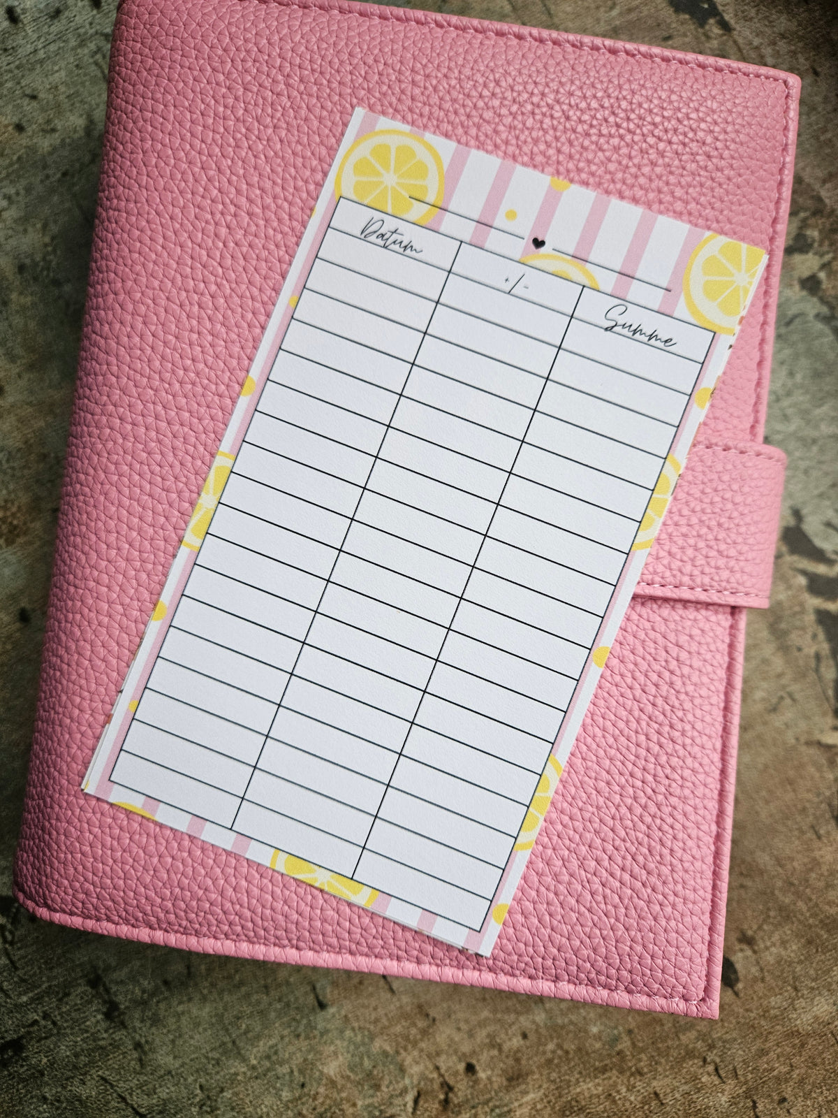 Budgettracker/Budgetsheets A6 - verschiede Varianten