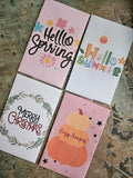 Jahreszeiten Sparbundle ~ passend für den A6 Umschlag, Rubbelsparchallenge