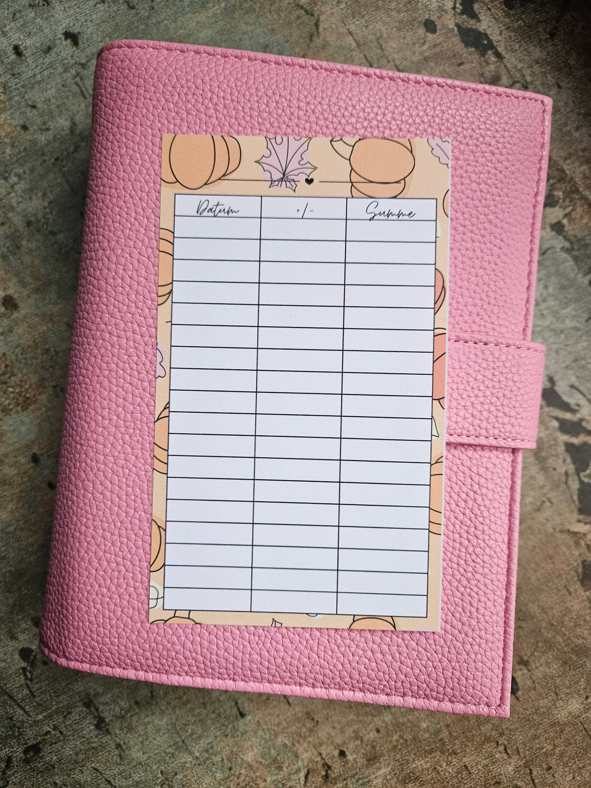 Budgettracker/Budgetsheets A6 - verschiede Varianten
