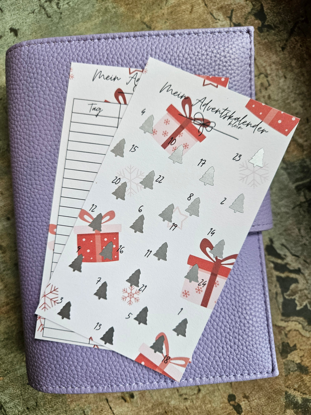 Rubbel Adventskalender 50 Euro & 100 Euro- Weihnachts/Adventskalender Sparchallenge,