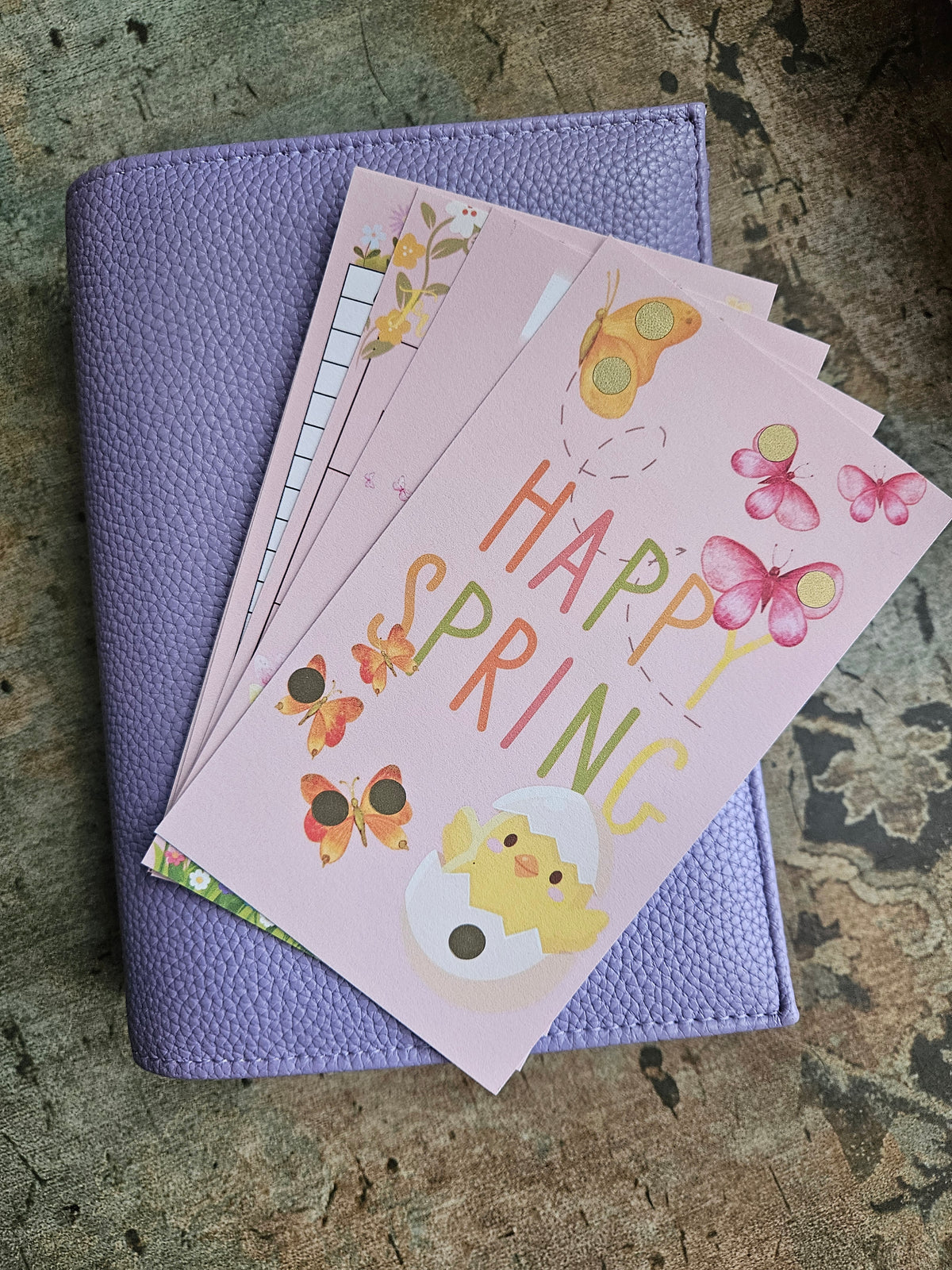 Jahreszeiten Sparbundle ~ passend für den A6 Umschlag, Rubbelsparchallenge